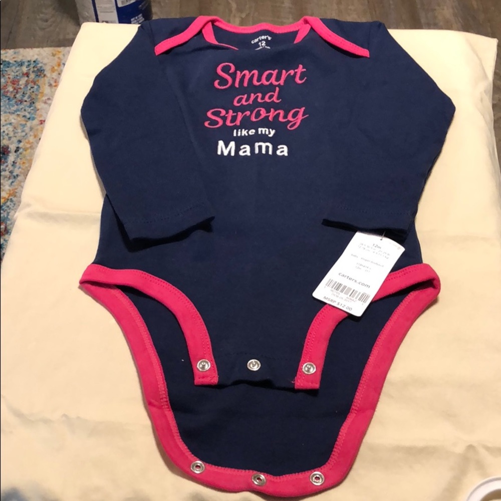 Toddler Girls Long Sleeve Ones by Carters